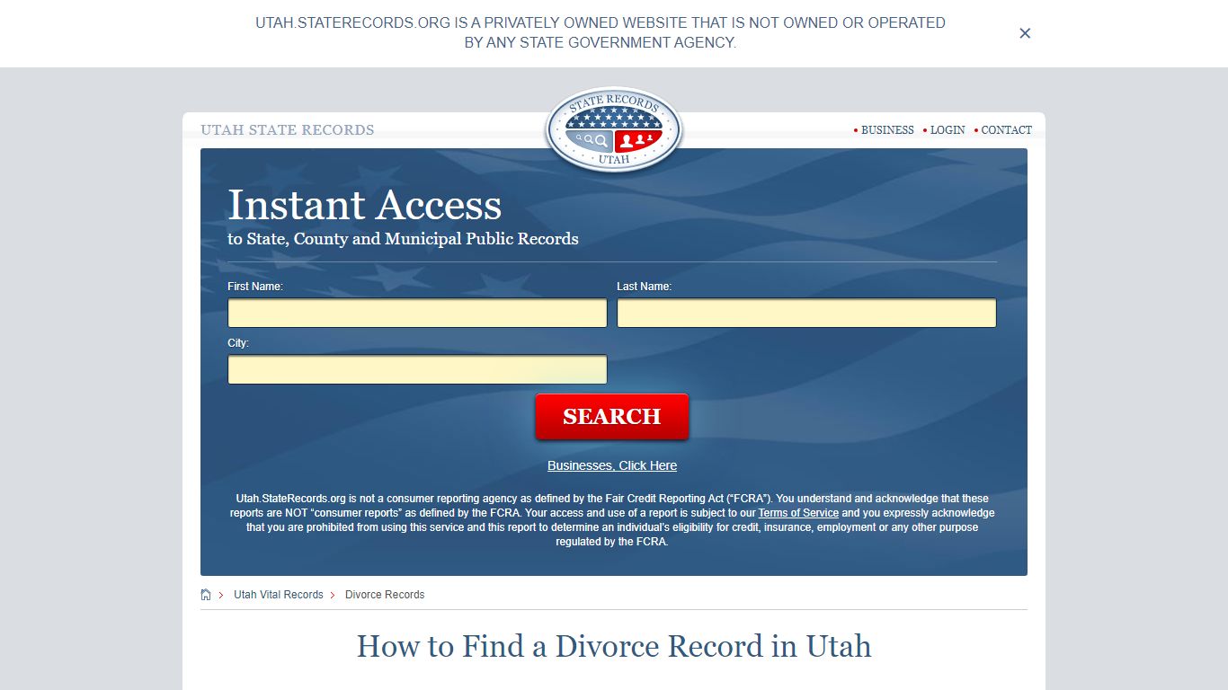 How to Find a Divorce Record in Utah